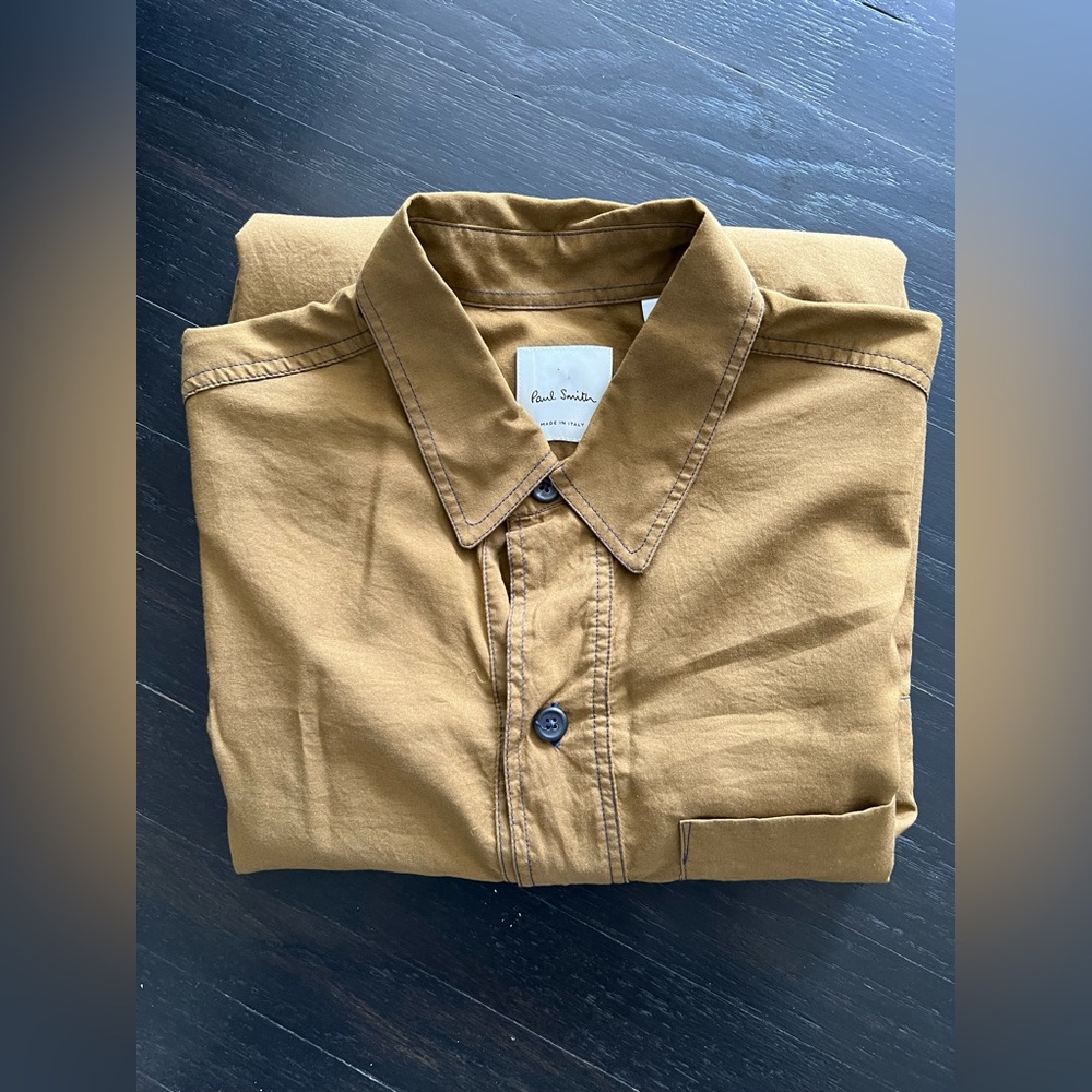 Paul Smith Brown Casual Button Down Shirt size S